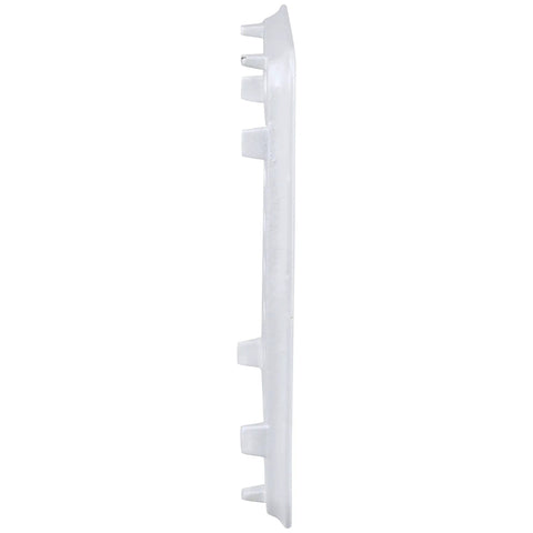 Side view of Heavy Duty Cast Iron Enameled Full Grate Replacement For FD2375 Floor Sink Durable Enamel Coat Grate Only Easy Install