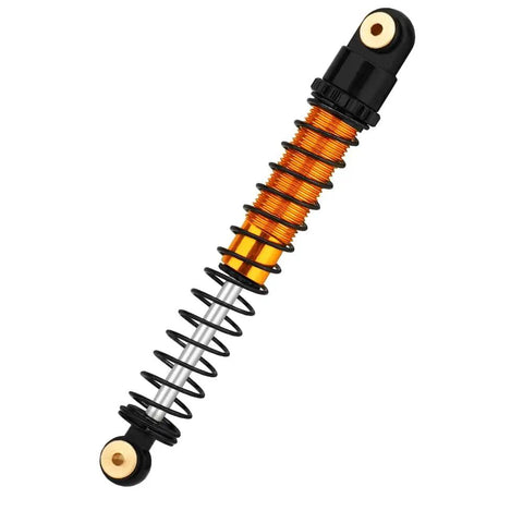 Aluminum Adjustable Threaded Shock Absorber Oil Damper For Axial SCX24 FMS FCX24M AX24 1 24 RC Crawler Cars 53mm Gold Black