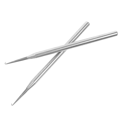 Six Piece Stainless Steel Eyeglass Repair Hook Tool Set For Half Frame Glasses, portable stainless steel fixing needle tools