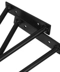 Black Iron Hairpin Table Leg Set, 2 Pack, Heavy Duty Easy Install Metal Furniture Legs close-up