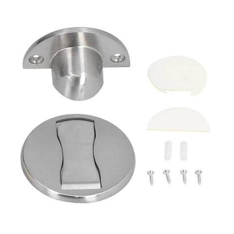 Mingzhe Heavy Duty Stainless Steel Magnetic Door Stop With Rock Strong Magnet for Wall Protection, includes mounting hardware, fits 5-10mm gaps.