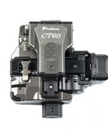 Professional Grade Fiber Optic Cutting Tool Featuring A Killer 28 Facet Blade That Slashes Through Up To Eighty Thousand Cuts Easy Wear Resistant Build Keeps It Rock Solid For Daily Single Dual Or Ribbon Fiber Installation Runs, showing top view of CT60 model with compact design.