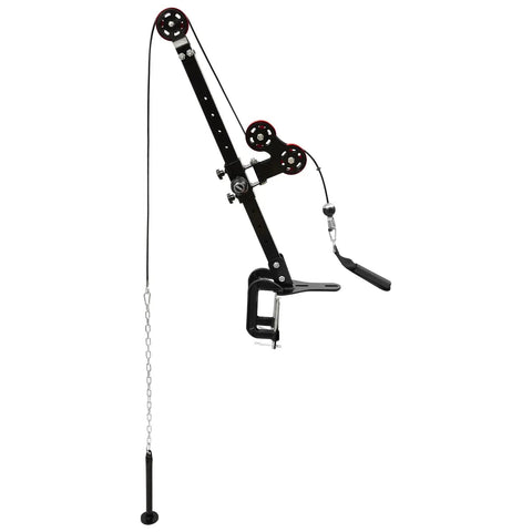 Table Mount Arm Wrestling Wrist Trainer With Adjustable Pulley System For Arm Strength And Grip Training Sturdy Rust Resistant