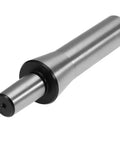 Close-up of Self Tightening Drill Chuck With R8 Shank For CNC Drills And Lathes Spindle, keyless clamp with JT6 mount, steel construction.