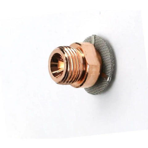 Copper component of 3-Series Front-End TIG Welding Starter Kit With 1/8 Inch Tungsten Electrode And Long Push-On Clear Cup For TIG Torch