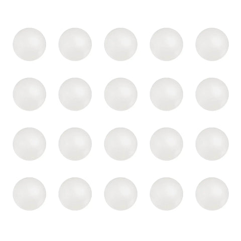 6mm Nylon Bearing Balls 25 Pack PA66 Solid Nylon Precision Bearing Balls For Bearings And Gears, High Wear Resistance, Durable