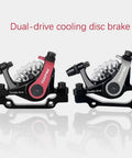 Beast Mode Mountain Bike Front Disc Brake Kit With Twin Piston Mechanical Caliper And Machined Aluminum Body Built Tough For Electric Bikes Knocking Out Rough Stops Smoothly, dual-drive cooling disc brake.