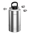 Portable RV Water Softener 16,000 Grain With Stainless Steel Tank Built Tough And Garden Hose Quick Connects For RVs