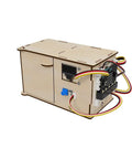 Add On Safe Box For PicoBricks And MicroBit Kit With Encryption Projects, DIY Wooden Safe Box, Easy Assembly, OLED Display, Motor Driver, Sensors, And Hands On Security Lessons For Kids And Makers, wooden kit