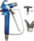 Pro-Grade Airless Spray Gun 7250 PSI With Guard And RAC V-515 Tip Aluminum Body.118in Orifice Four-Finger Trigger 1/4in Adapter