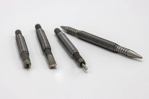 Pro Grade 4 Piece Metalworking Set With High Speed Steel Center Punch Self Centering Center Punch 5 16 Inch Cold Chisel Prick Punch