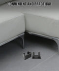 Image of Heavy Duty Patio Furniture Clamps 4 Pack For Chairs And Sectional Sofas Stay Put With A Firm Grip under white sofas.