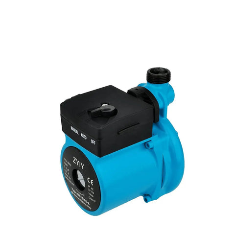 Blue 115V Domestic Water Pressure Booster Pump For Home Three Quarter Inch 100W Hot Water Circulation Pump with control panel