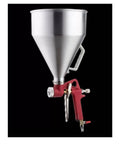 Heavy Hitter Pneumatic Cement Mortar Sprayer Gun High Pressure Wall Plaster Paint Spray Tool Handheld Air Compressor Concrete Applicator with a deep hopper.
