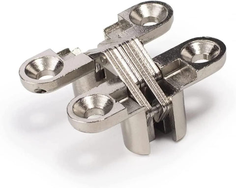 Invisible 180 Degree Alloy Hinge For Doors And Cabinets Concealed Folding Door Cross Hinge Hidden Gate Hardware