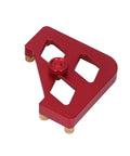 Hella Durable Aluminum Router Template Set For Sweet Corner Rounding And Edge Profiling, Rustproof Woodworking jig in red color.