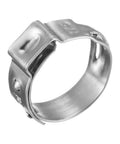Close-up of Go-To 10-Piece PEX Stainless Steel Clamp Ring for Crimp Fittings and Single Ear Hose Clamps 7-14mm Range