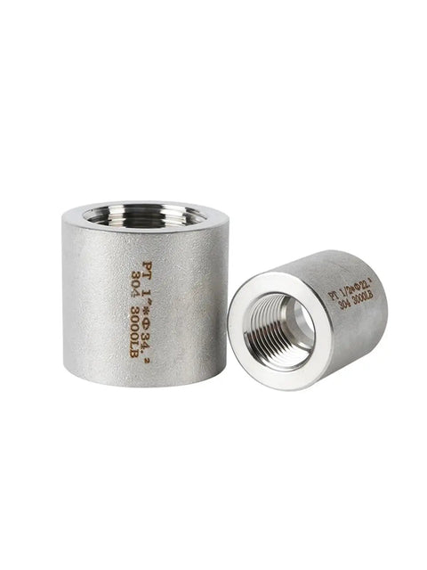 Heavy Duty Stainless Steel Socket Weld Pipe Fitting Connector Kit With NPT Female Threads From One Quarter To Two Inches 304