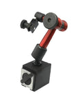 Dial Indicator With Magnetic Stand Base And Bore Gauge Pro Grade Precision Tool For Machining And Inspection Mega Accurate Readouts Micrometer Style Indicator For Metrology And Quality Control, red arm
