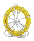 Fiberglass Fish Tape 425 Foot Long Quarter Inch With Pro Grade Durable Stand on display