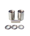 Heavy Duty Ball Bearing Door Hinge Set 2 Pcs Weldable Barrel Hinges For Metal Swing Doors 36x100mm removable steel hinge parts