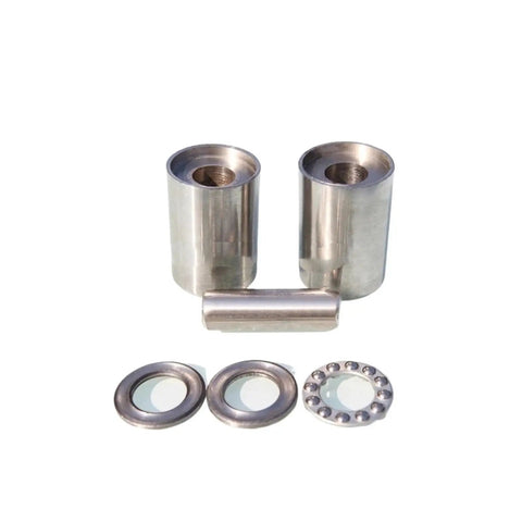 Heavy Duty Ball Bearing Door Hinge Set 2 Pcs Weldable Barrel Hinges For Metal Swing Doors 36x100mm removable steel hinge parts