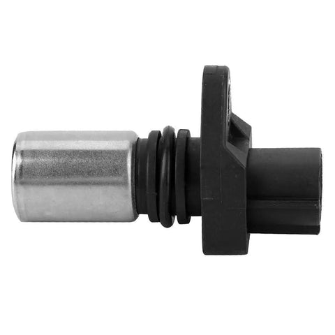 Street Ready Crankshaft Position Sensor Replaces OEM 9091905005 viewed from the side, showcasing metal and plastic components.