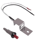 Piezo Push Button Igniter Kit For Q100 Q200 Grill Replacement Spark Module showing red button and wires