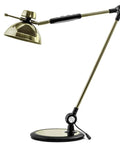 LED Desk Lamp With Metal Swing Arm, 1500 Lumens, Vintage Industrial Reading Light With Gesture Control, Adjustable Head