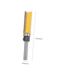 6mm Flush Trim Router Bit Bearing Cutter delivers dead nuts precision for woodworking engraving and grooving in solid wood.