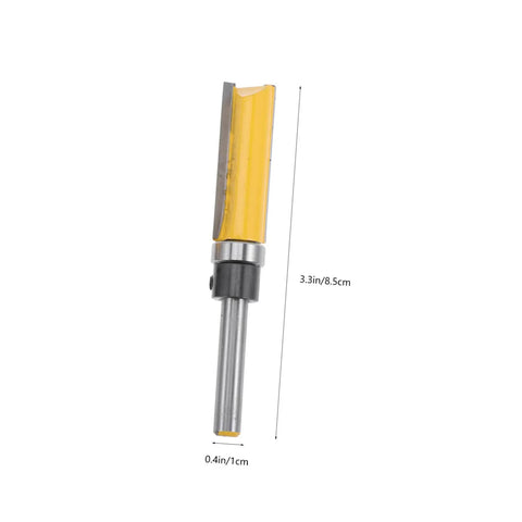 6mm Flush Trim Router Bit Bearing Cutter delivers dead nuts precision for woodworking engraving and grooving in solid wood.