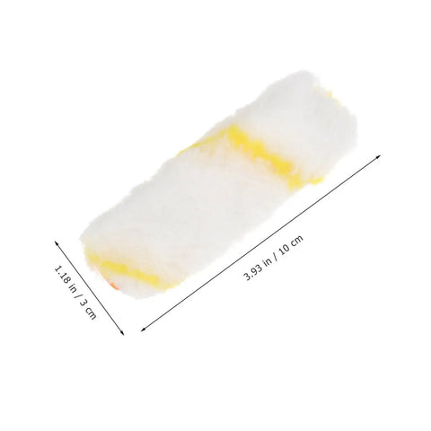 Top Tier 10 Piece Paint Roller Cover Refills For Smooth Wall And Ceiling Painting Ultra Thick Sleeves that grab paint, 3.93 in, multi-fiber material