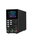 4 Digit LCD DC Power Supply Adjustable 30V 10A 300W Bench Source Regulator with USB 5V 2A Charger Color LCD Display
