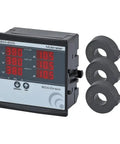 Three Phase Digital Multimeter With Three Current Transformers, Reads L-L And L-N Voltage, Amps, Frequency, Phase Sequence