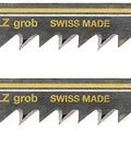 Ultra Tough Extra Long Single Lug Jigsaw Blades Designed For No Sweat Cutting Through Wood Hardwood Chipboard And Soft Plastics Pro Level Precision Results Pack Of Twenty Fits Einhell Bosch Jigsaws, two heavy-duty jigsaw blades.