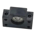 Solid Ballscrew End Support Kit For 25mm SFU2505 And SFU2510 Shafts Featuring Super Durable BK20 BF20 Bearing Blocks close-up view