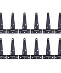 12 Pack 4 Inch T Shape Hinges Built To Last Heavy Duty Rustproof Iron Gate And Door Hardware With Six Screw Holes Flexible Quiet Open And Close