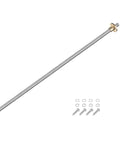 Stainless Steel Lead Screw 380mm 15in With Brass Nut T8 Acme Tr8x8 For 3D Printer Z Axis And CNC Machines 2mm Pitch 8mm Lead
