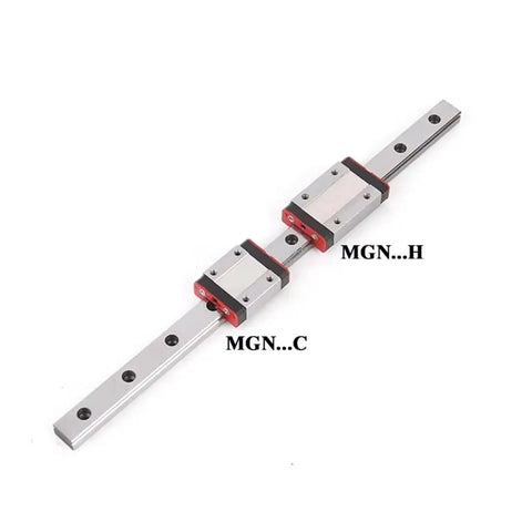 Linear Rail Slide Kit With One Carriage For 3D Printers Travel Range 100mm To 550mm Smooth Low Friction Guide Rail
