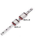 Miniature Linear Rail Slide Kit With Guide And Carriage For 3D Printers From 100Mm To 550Mm Length Range H Series Compatible