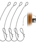 Super Sturdy Stainless Steel Gate Latch Cable Pull Featuring An Adjustable 19 Inch Replacement Line for outdoor use.