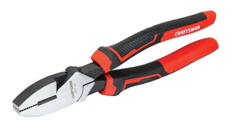 No-Nonsense 9 Inch Linesman Pliers With Cushioned Bi-Material Grips For Comfort And Control, Induction-Hardened Cutting Edges