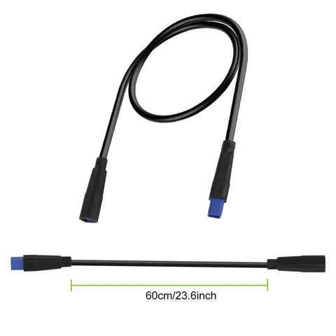 60cm Speed Sensor Extension Cable For CAN Protocol Mid Drive Ebikes Built Tough And Waterproof 7 Pin Connector.