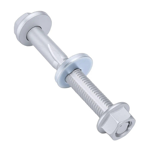Beefy Front Lower Control Arm Bolt For Model S 2012 To 2021 High Strength Steel with nut and washer for robust suspension upgrade.