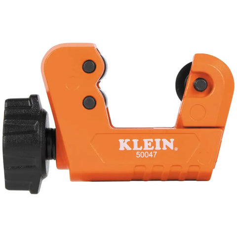 Go-To Mini Tubing Cutter For 1-1/8 Inch OD Aluminum And Copper Tubing With Spare Blade Compact Tool For Tight Spaces Durable Blade And Easy Dial Adjustment For Fast Clean Cuts visible in side view