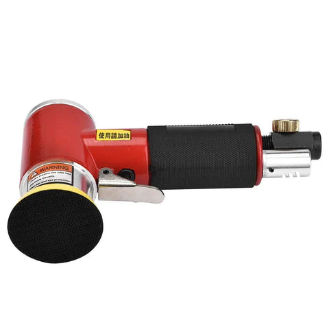 Three Inch Pneumatic Angle Grinder And Eccentric Air Polisher for smooth sanding, featuring a compact design and textured grip.
