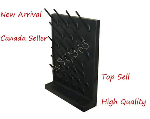 Bottle Drying Rack Pegboard Wall Mounted Desk Black 27 Pegs Removable PP Glassware Drying Draining Rack For Lab Cleaning And Education Beaker And Flask Air Drying System That Dries Like A Pro. Black pegboard rack with 27 pegs