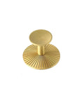 Gold Round Brass Cabinet Knobs Set Of 12 For Cabinets And Drawers, Vintage Back Panel Pulls, Easy Install, 47x28x26mm, Durable Classic Hardware