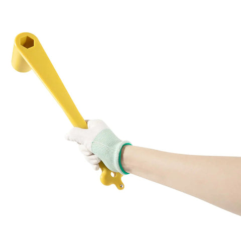 Polymer Propeller Nut Wrench Fits One And One Sixteenth Inch Nut For Mercury OMC Mercruiser Alpha Johnson Evinrude 40HP And Up Lightweight Yellow Rustproof Plastic 27mm Replaces 91-859046Q4 Beefy Handy Outboard Prop Tool