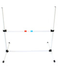 Dog Agility Jump Bars Set Of Four With Adjustable Heights And 36 Inch Wide Spacing, Durable Stands Visible